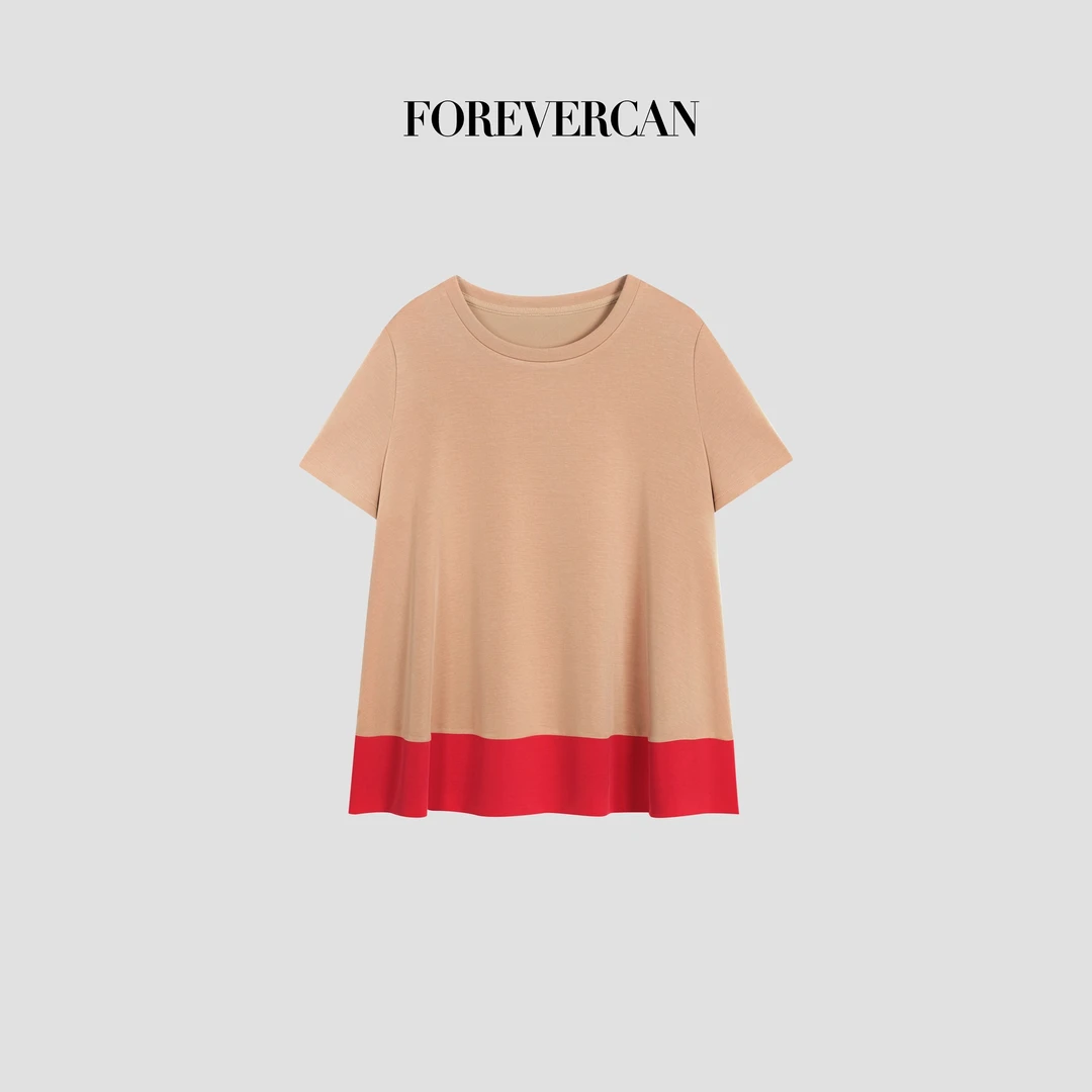 FOREVERCAN“色彩玩家”藏在色彩里美学哲学春日吸睛短袖T恤ST23116