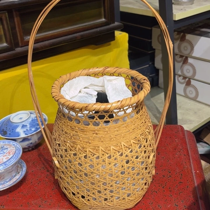 蜜安罐瓷香炉锡茶则