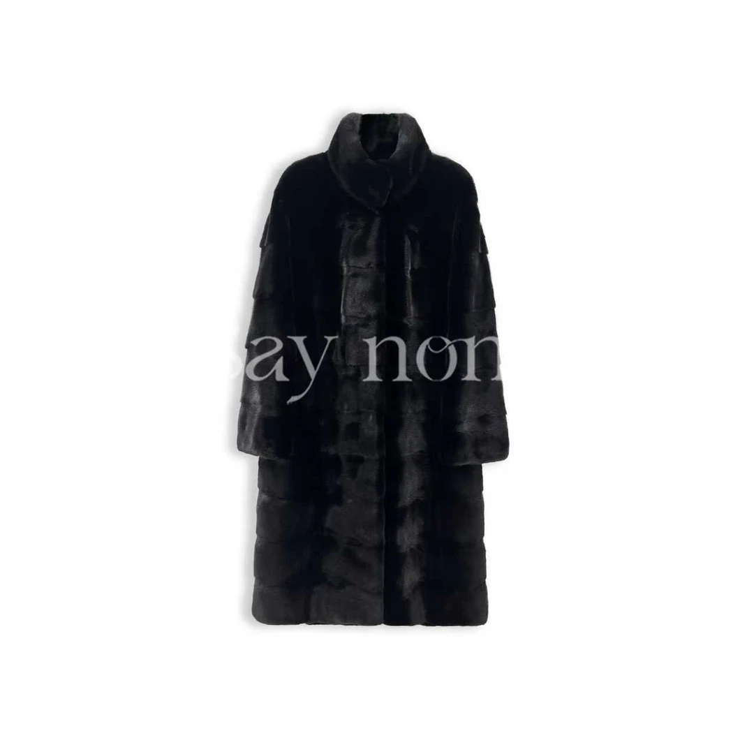 懒猫nono│Saynono 时尚高奢休闲风气质宝嘉美水貂毛外套N08301F
