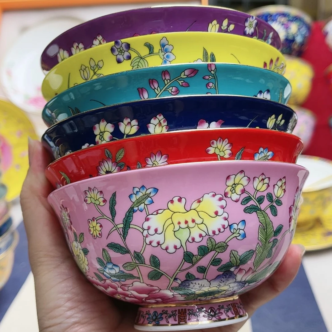 【闪购商品】珐琅4.5寸6个…………