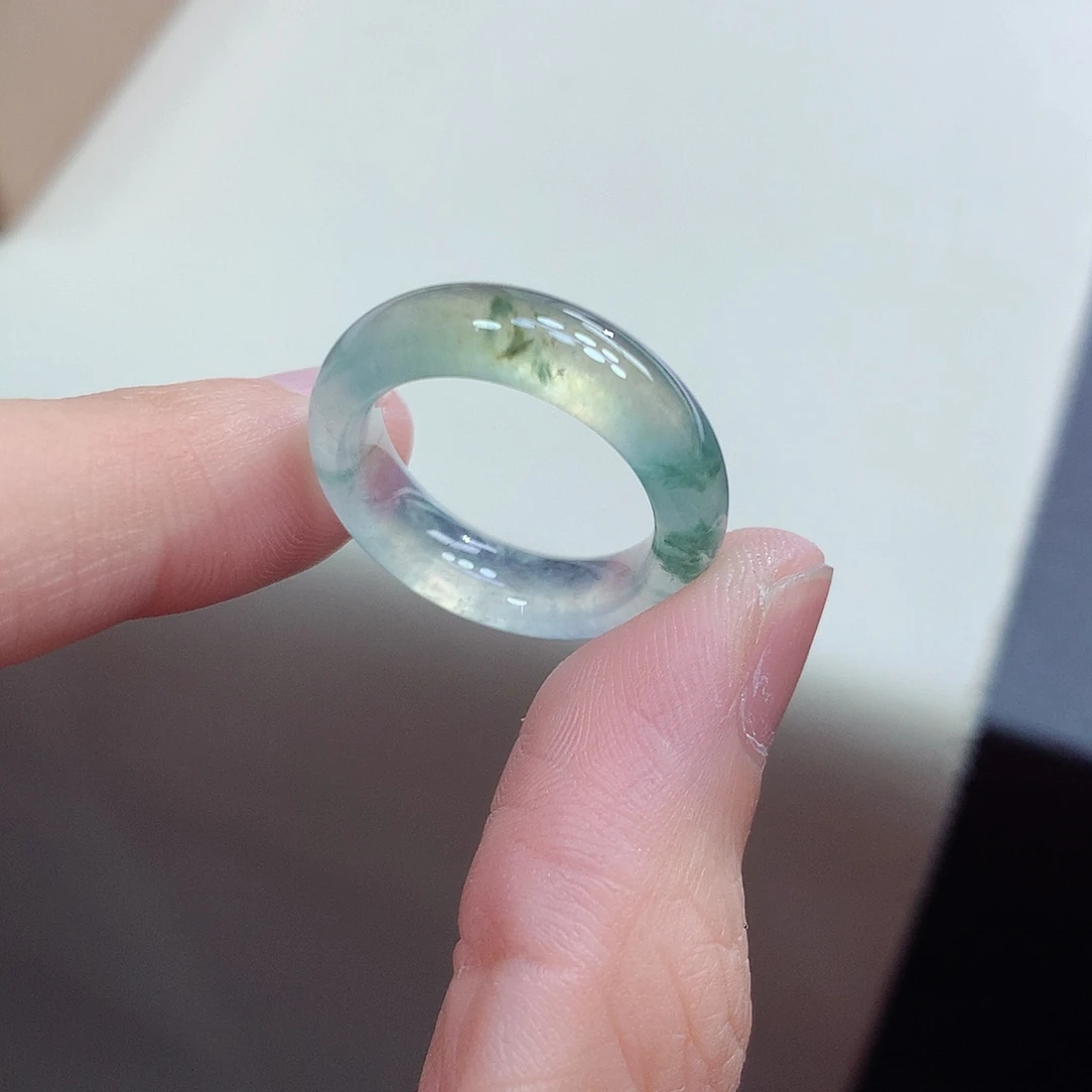 翡翠未镶嵌戒指12号