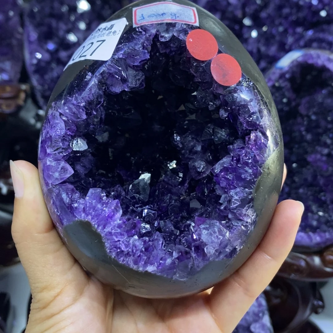 恐龙蛋未镶嵌紫晶小潘