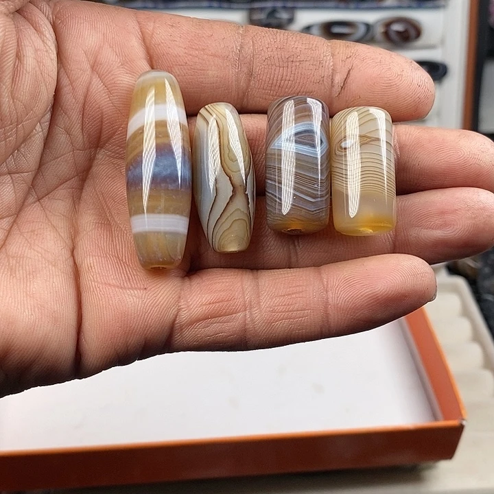 染***柒玛瑙/玉髓合金珠宝半成品