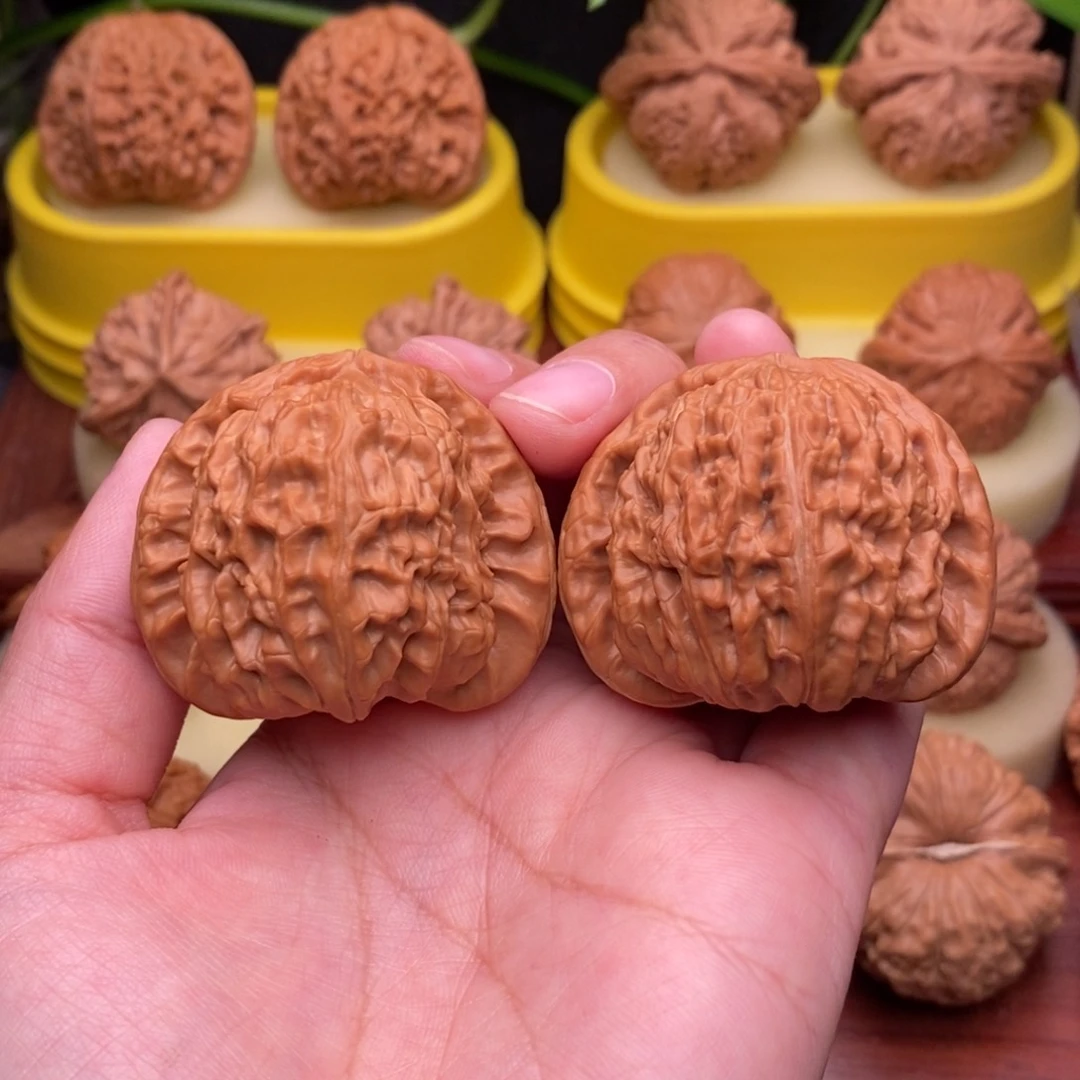 把件文玩核桃43“毕业”大球白