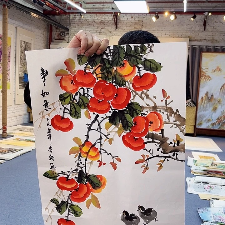 国画手绘壁纸的设计很