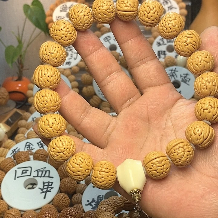 【闪购商品】M*桃核盘锦肌肉手串