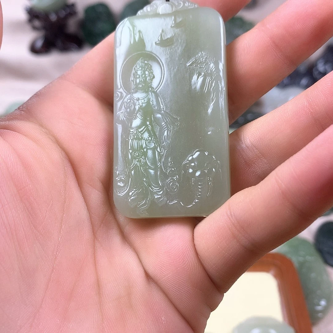 颈饰未镶嵌和田玉