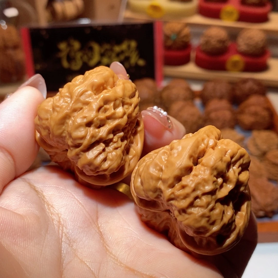 文玩核桃把件40尺三角蛙