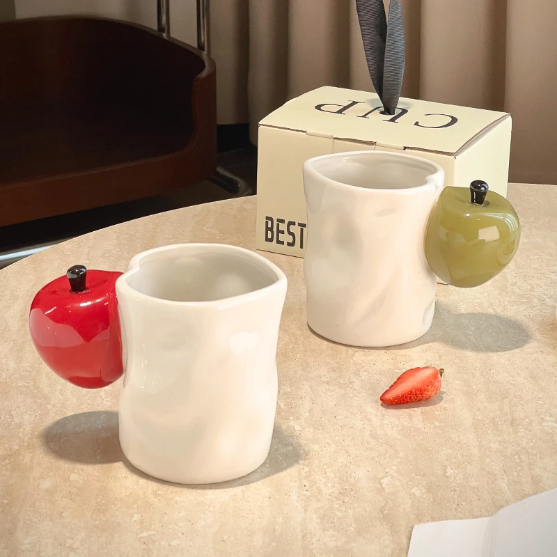 尊慕斯陶瓷情侣马克杯礼盒女生高颜值大容量水杯新婚礼品生日礼物