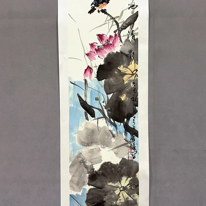 国画亲笔手绘放心去藏