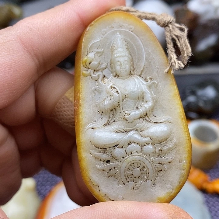 未镶嵌蛇纹石玉颈饰
