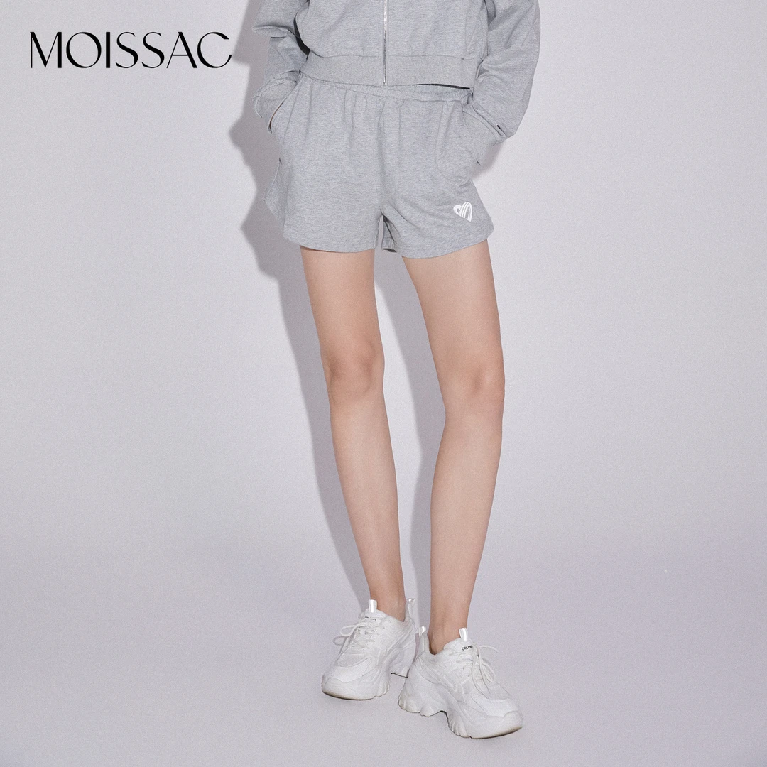 【达人专享】MOISSAC/摩萨克 春舒适休闲居家百搭休闲短裤