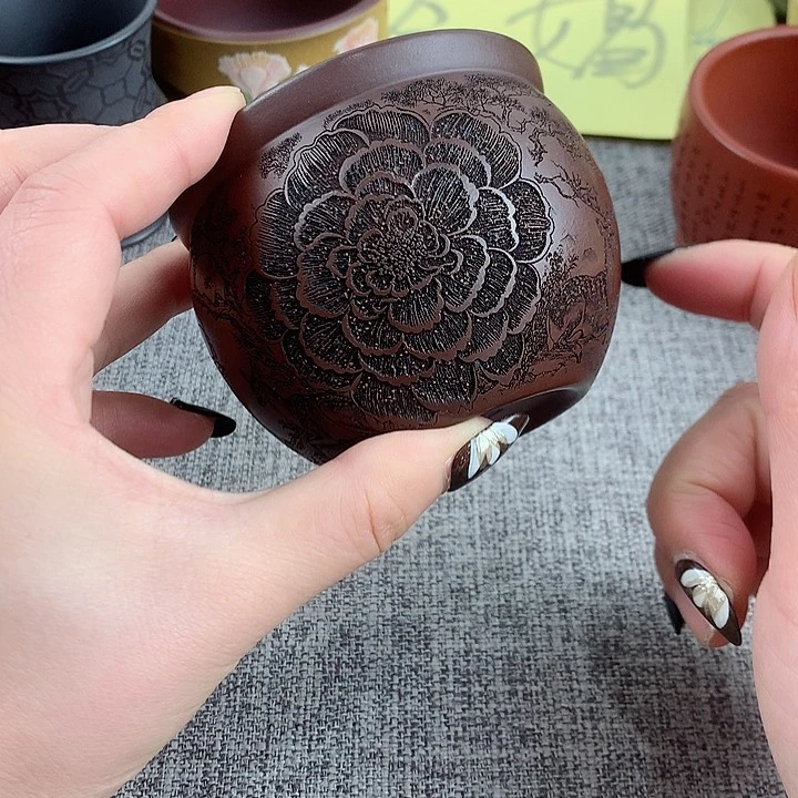 紫砂茶杯高端主人杯