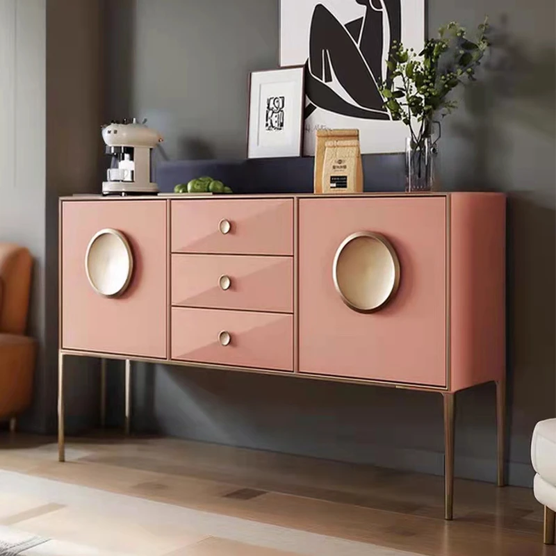 现代轻奢玄关柜设计师卧室客厅储物边柜收纳柜意式极简高脚装饰柜