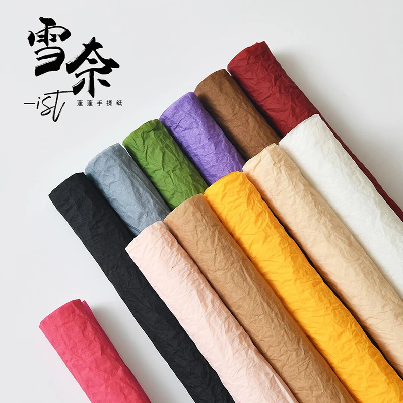 雪奈纸蓬蓬纸鲜花包装纸手柔纸防水肌理纸鲜花包花纸diy花束包装