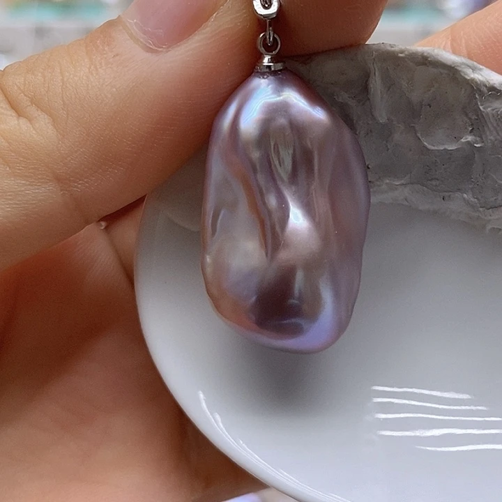 淡水珍珠未镶嵌吊坠(不含链)