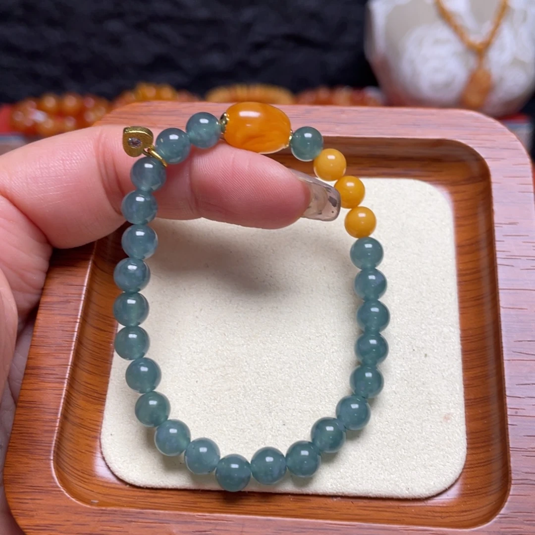 蜜蜡未镶嵌手链手串