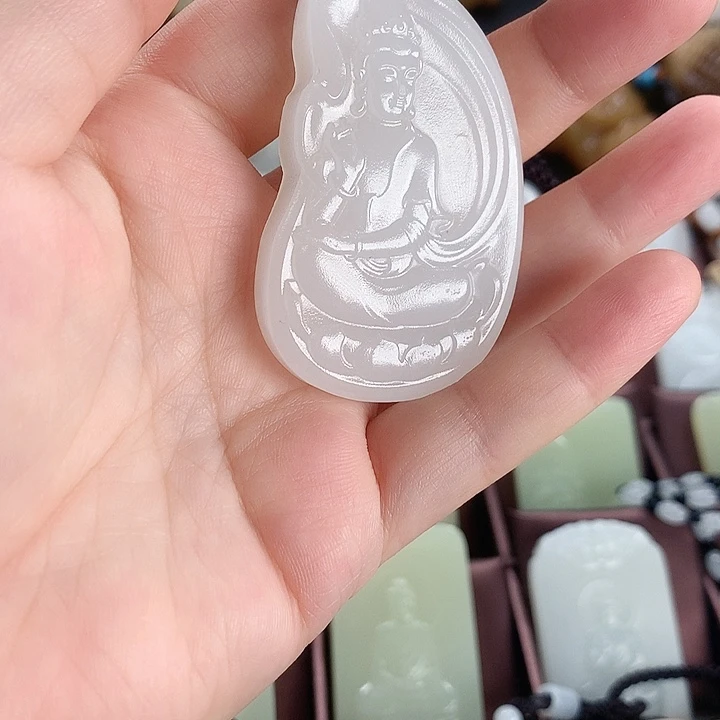 长石玉未镶嵌牌子方解石玉