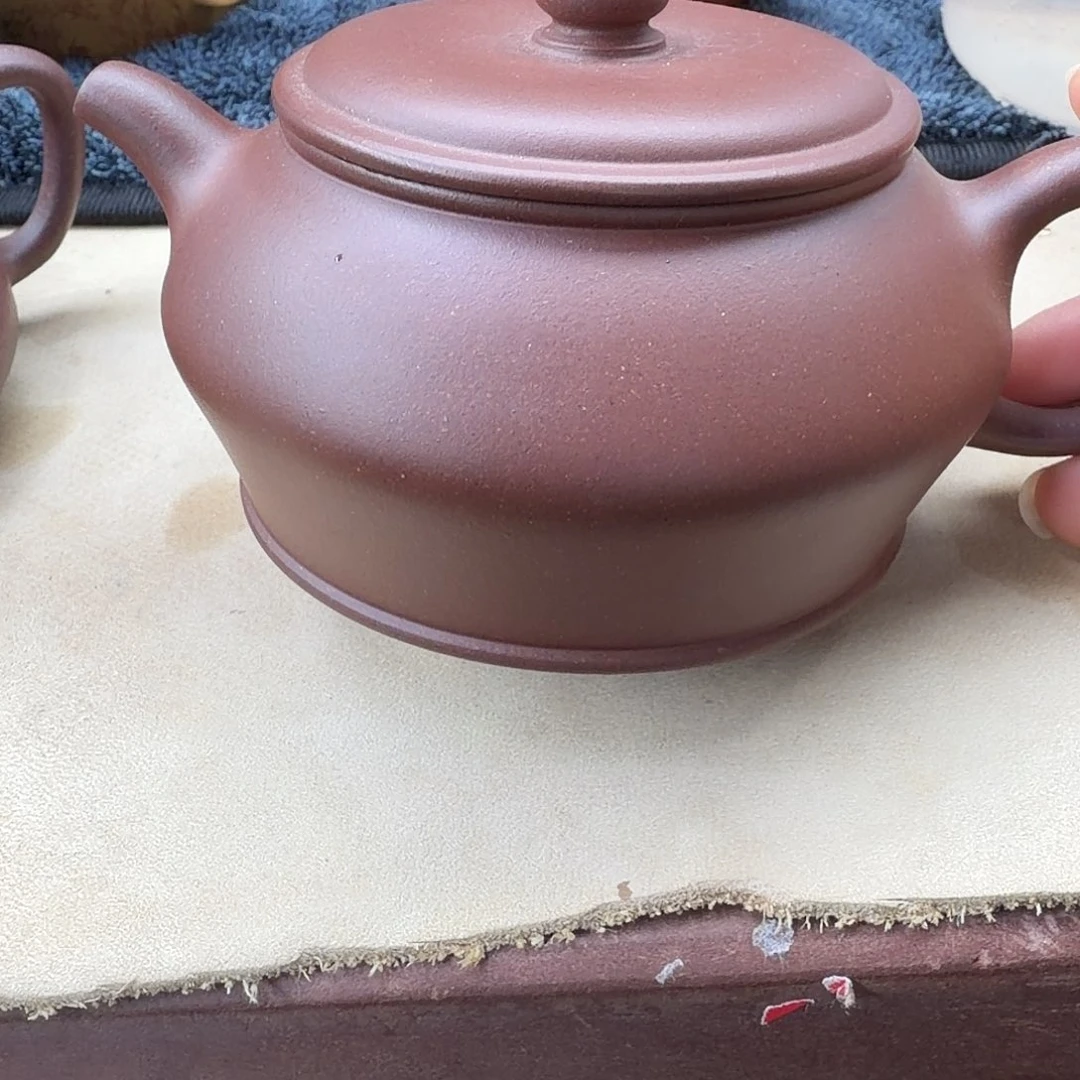 高扁壶200cc紫泥的