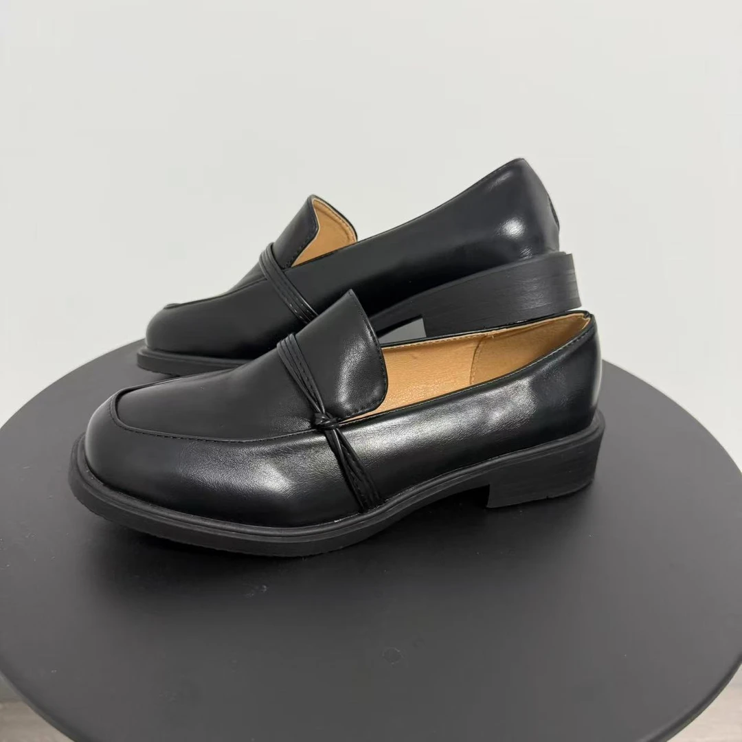 2112中跟乐福鞋女鞋百搭英伦风简约百搭