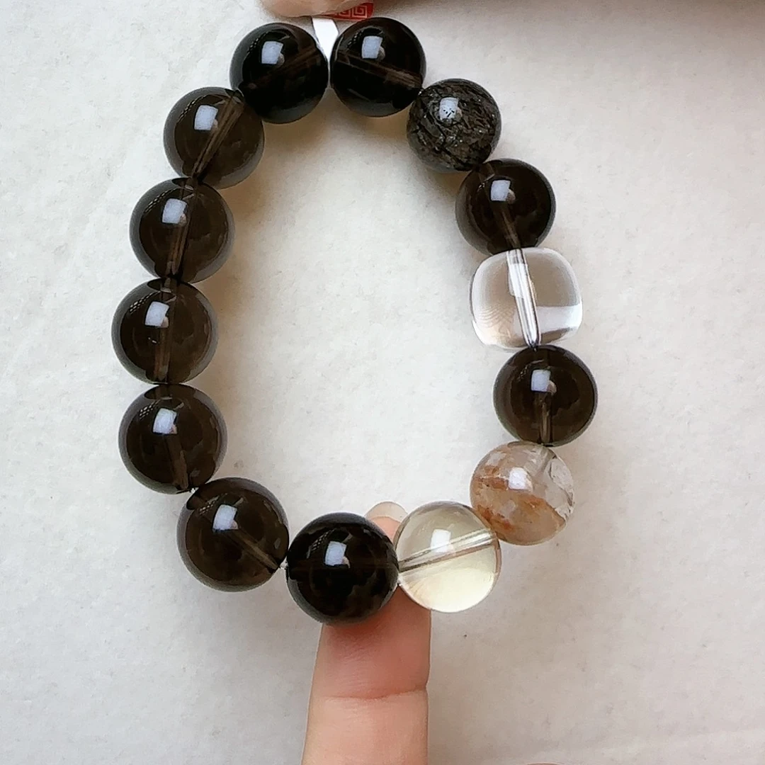 水晶手链未镶嵌清*?大气上档次