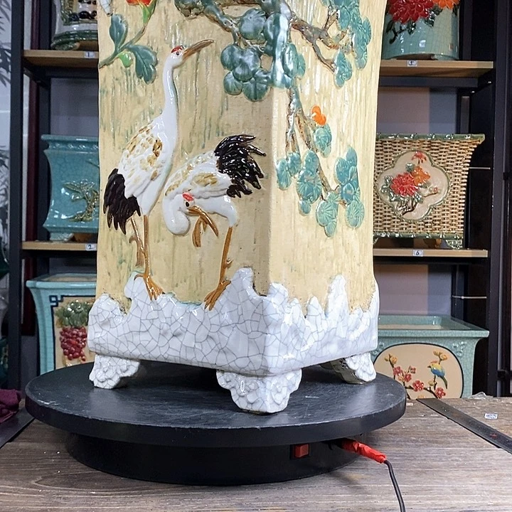 紫砂花盆折*哥8。