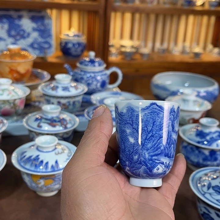 錡镇堂手工手绘杯