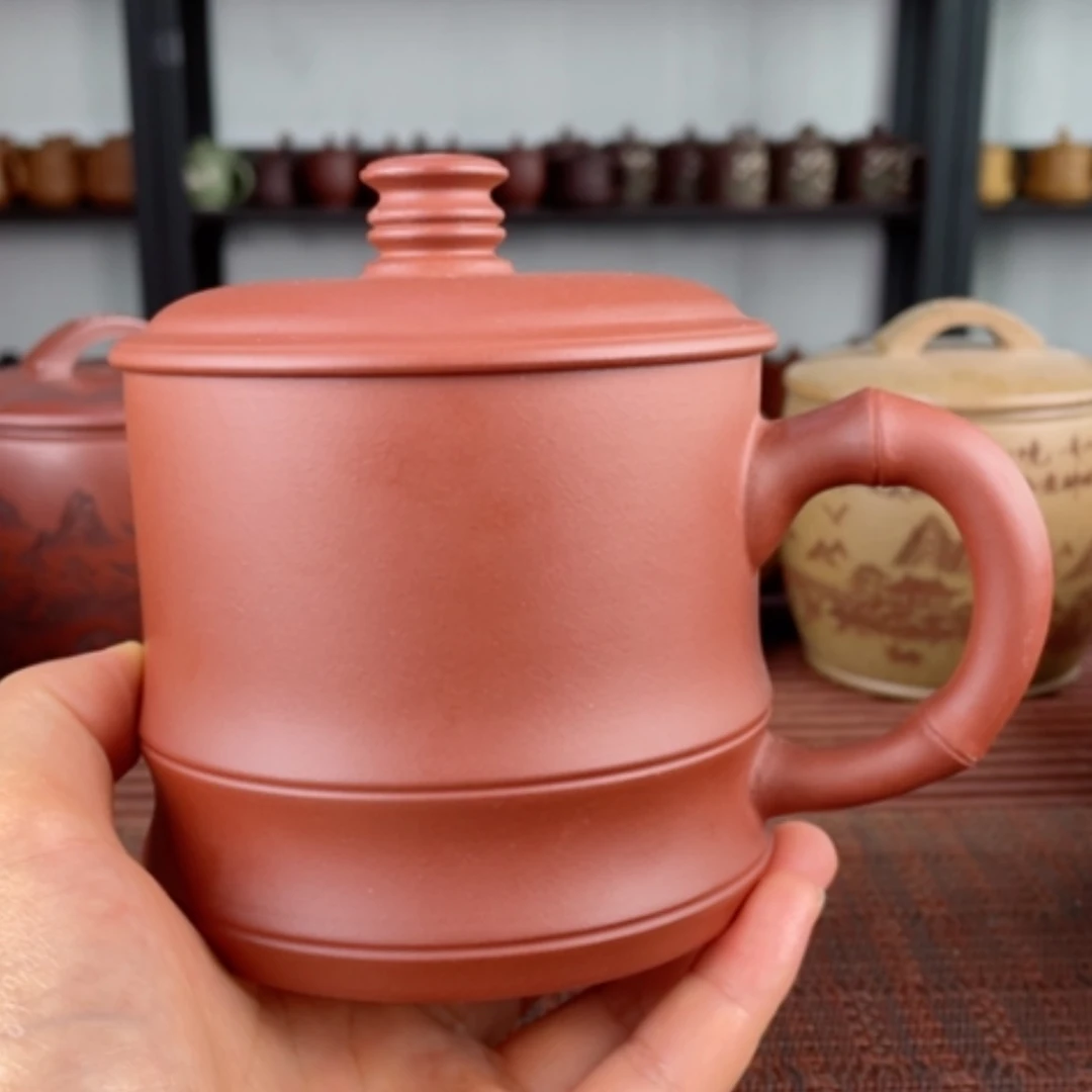 【闪购商品】茶杯紫砂宜兴原矿紫砂盖杯微瑕