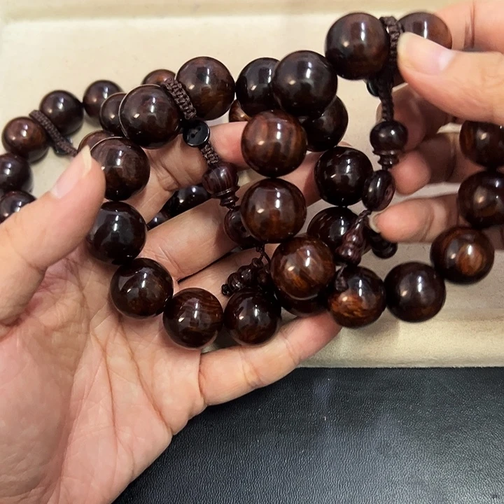 黄花梨/降香黄檀手串/手链20mm圆珠老料