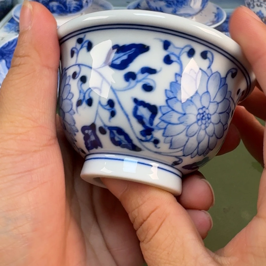 景德镇纯手绘茶具圆圆217