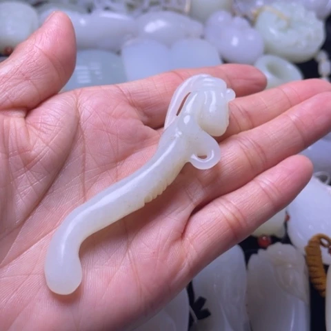 和田玉未镶嵌吊坠(不含链)