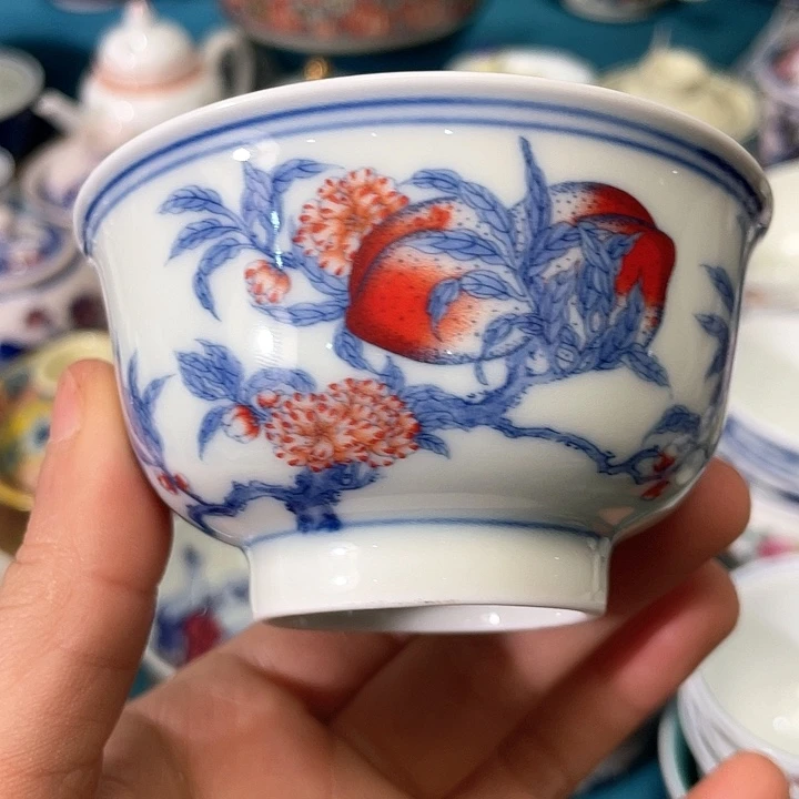 景德镇陶瓷主人杯12344