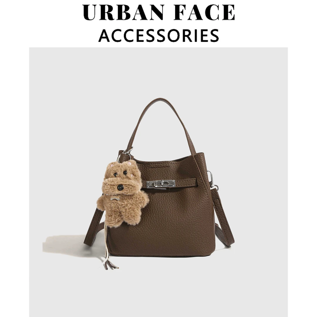 【赵露思同款】URBAN FACE高级感通勤水桶包包女时尚复古百搭斜挎包