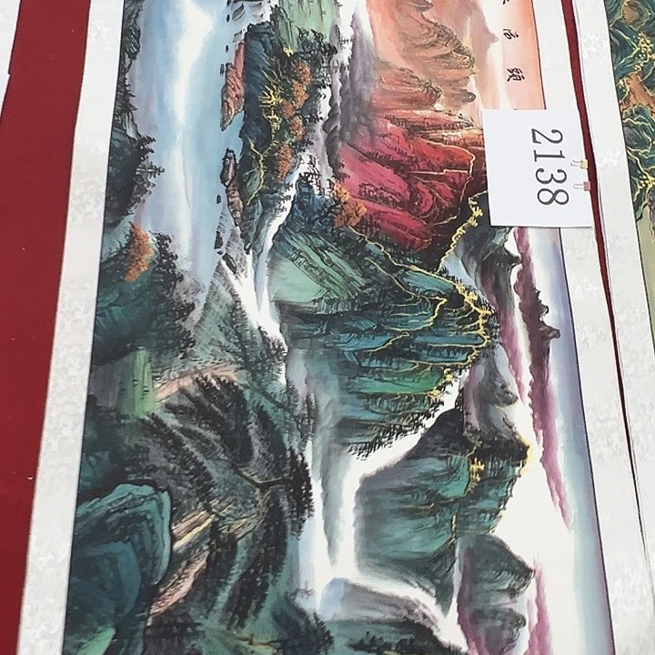 国画新年快乐纯手绘手工