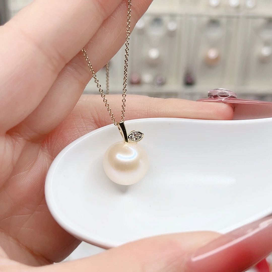 合金淡水珍珠吊坠(赠链)