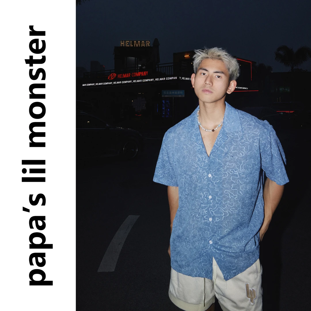 复古老钱风 美式肌理感提花衬衣 古巴领慵懒宽松短袖衬衫男女