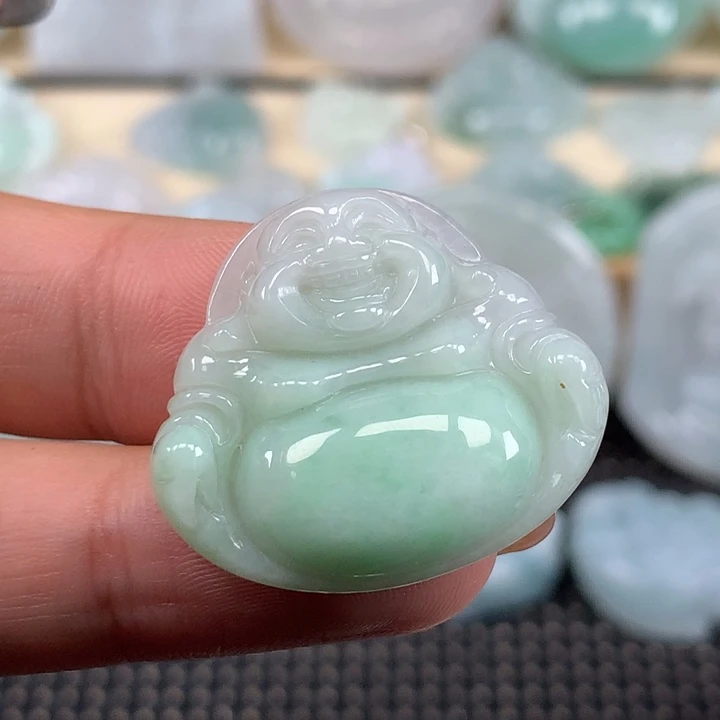 颈饰未镶嵌翡翠佛公