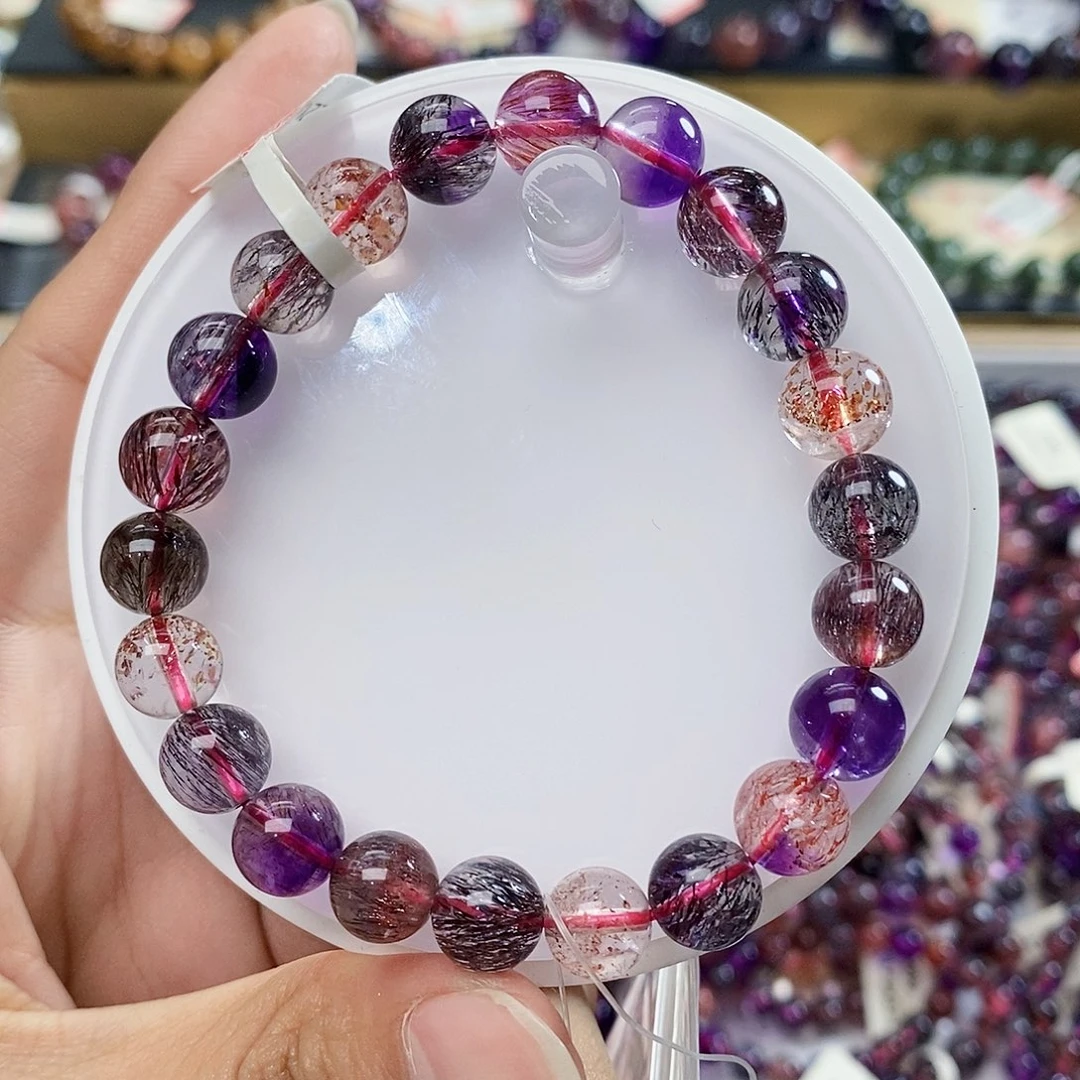 未镶嵌手链水晶高货透体超七9m H378