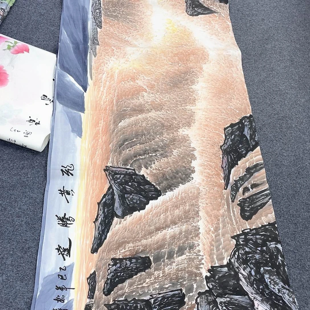 国画作品小姐姐放漏…
