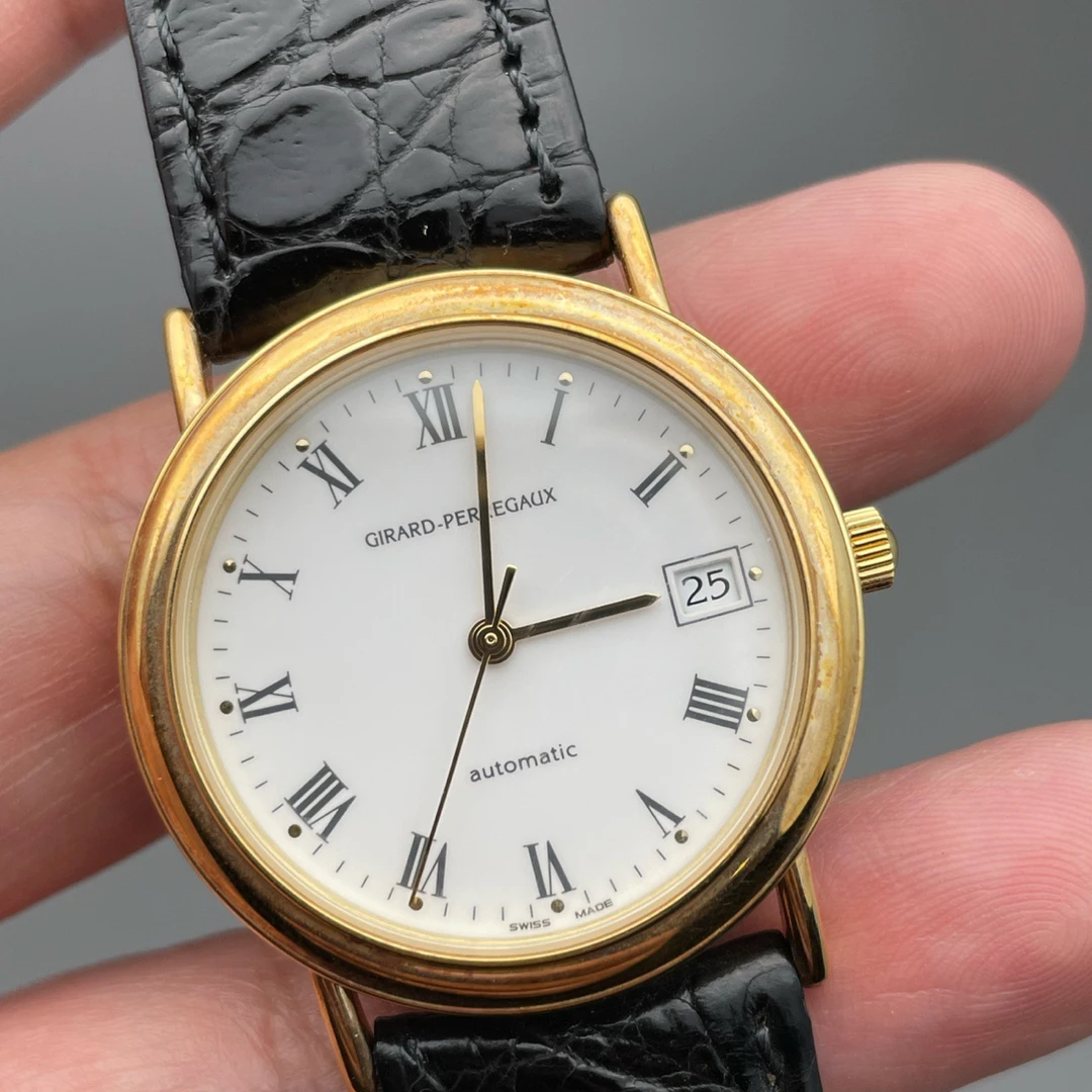 95新 Girard- Perregaux/芝柏表 芝柏自动机械腕表表径34 18k黄