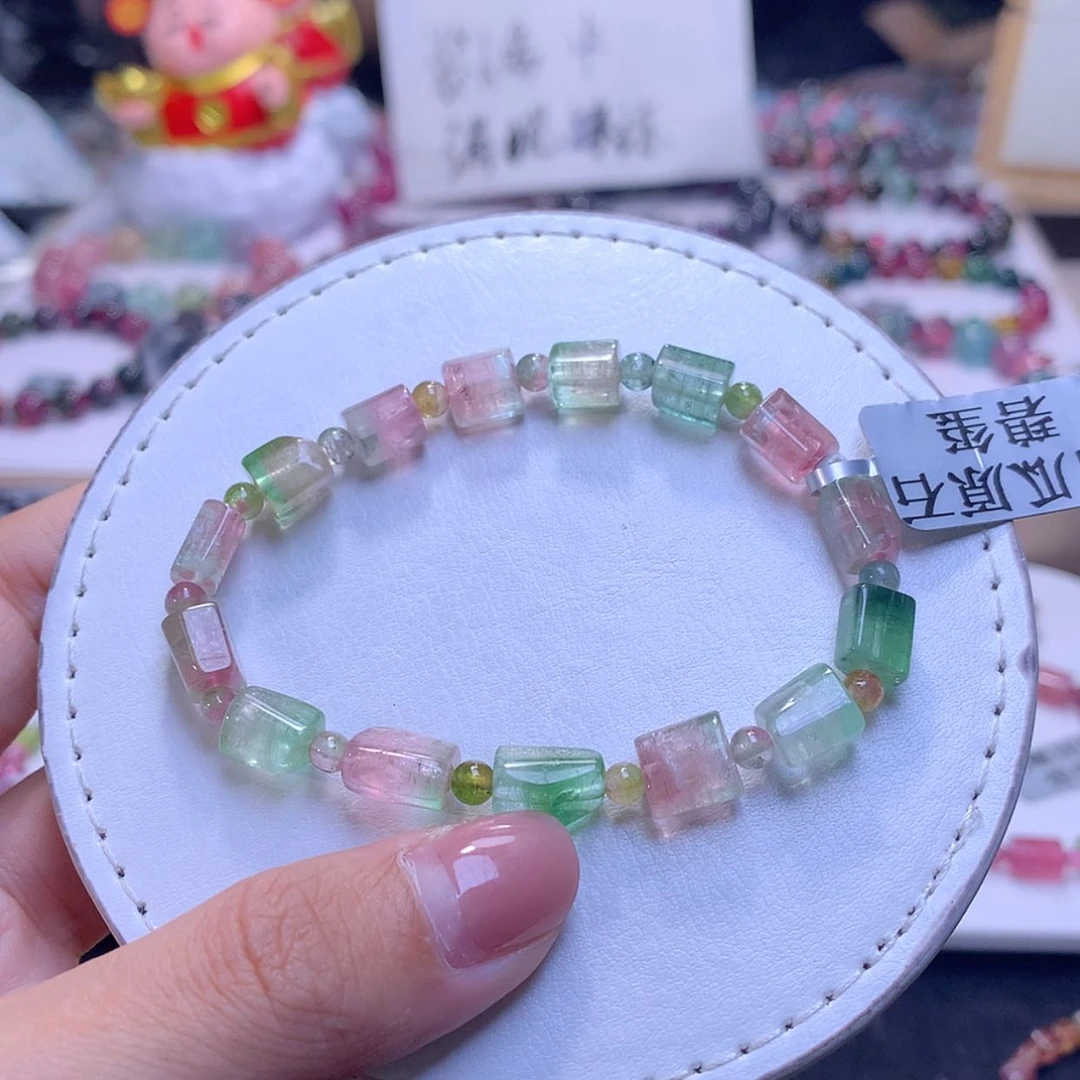 【闪购商品】未镶嵌手链碧玺6.7