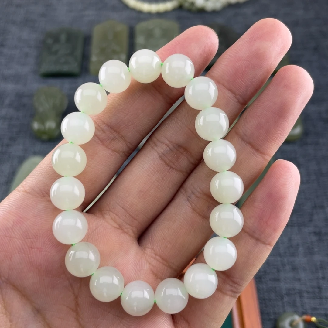 二***鱼手链未镶嵌和田玉