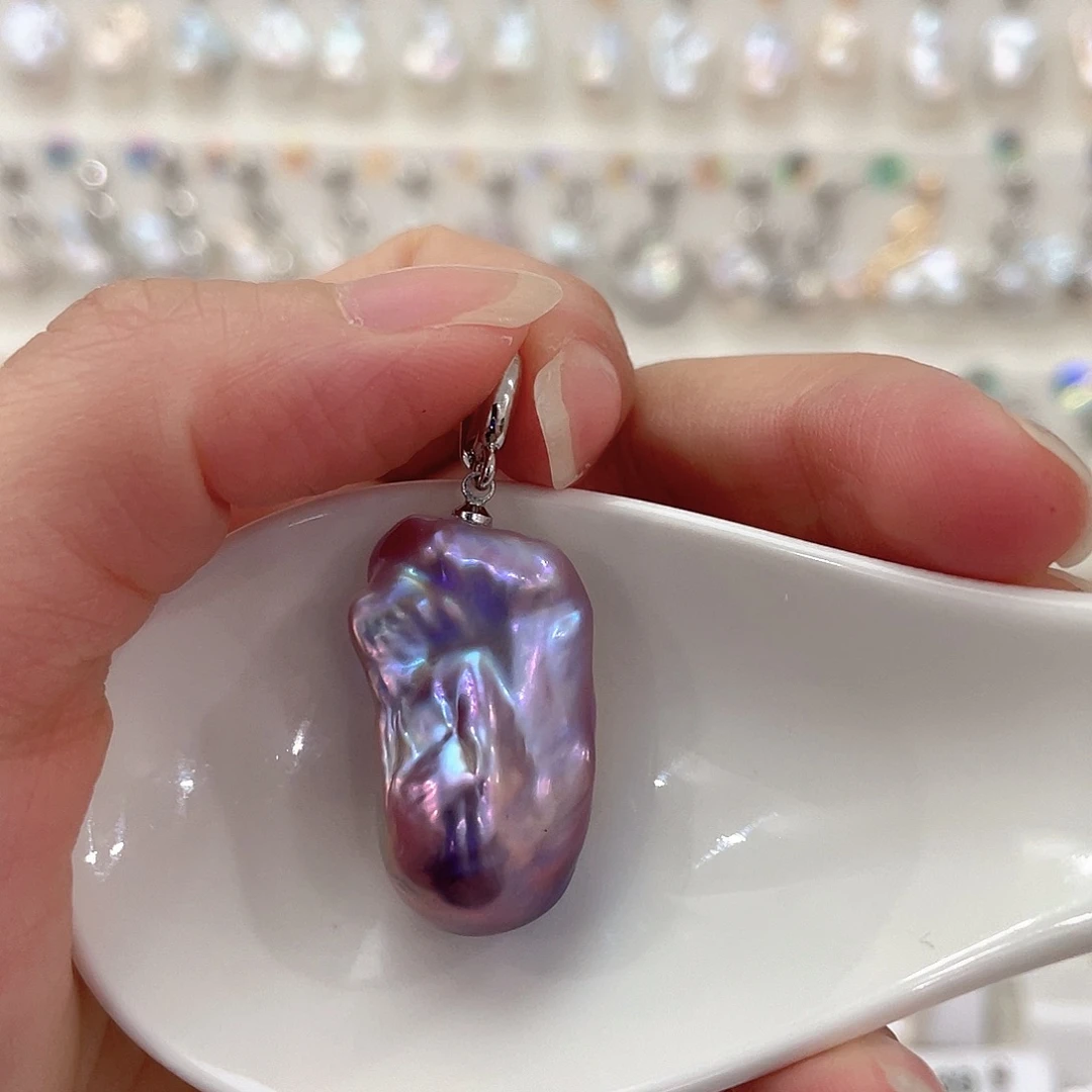 未镶嵌淡水珍珠耳坠