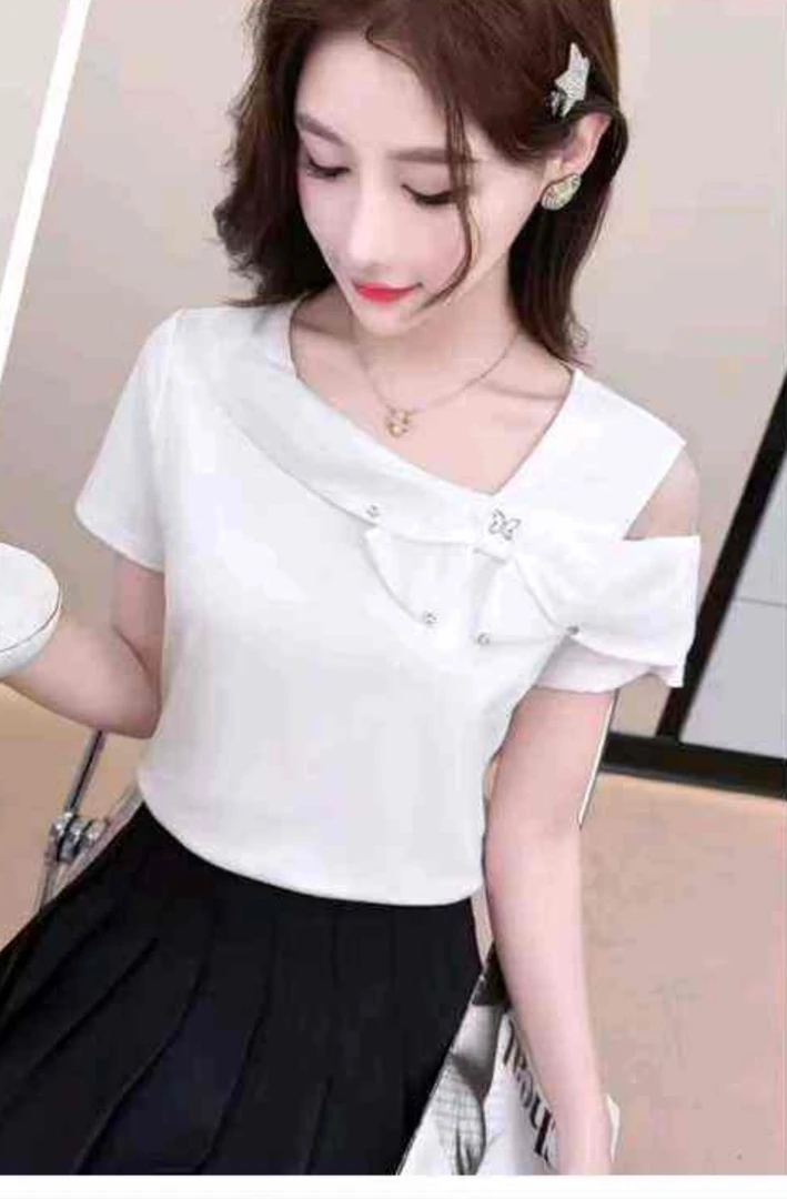 8810夏新款气质修身显瘦百搭上衣