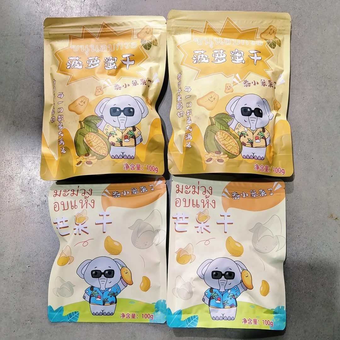 泰小象来了 芒果干/菠萝蜜干100g 混合口味 4包（建议冷藏存储后）