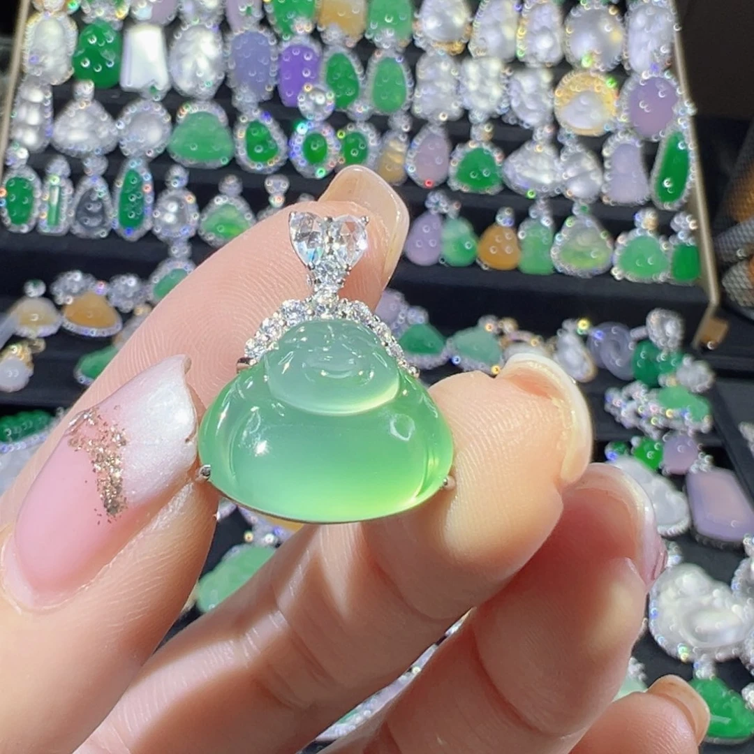 玛瑙/玉髓颈饰银S925镶嵌?****y