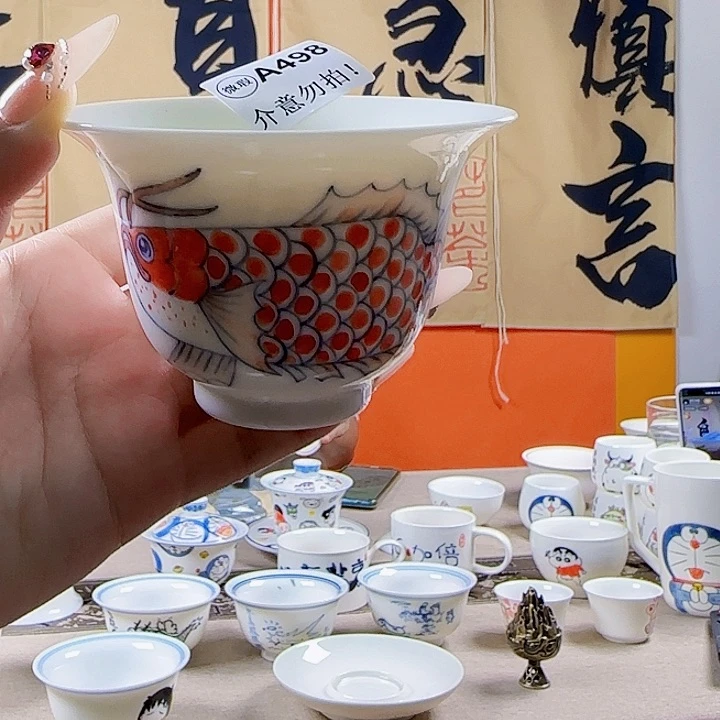 非正品手绘陶瓷茶具