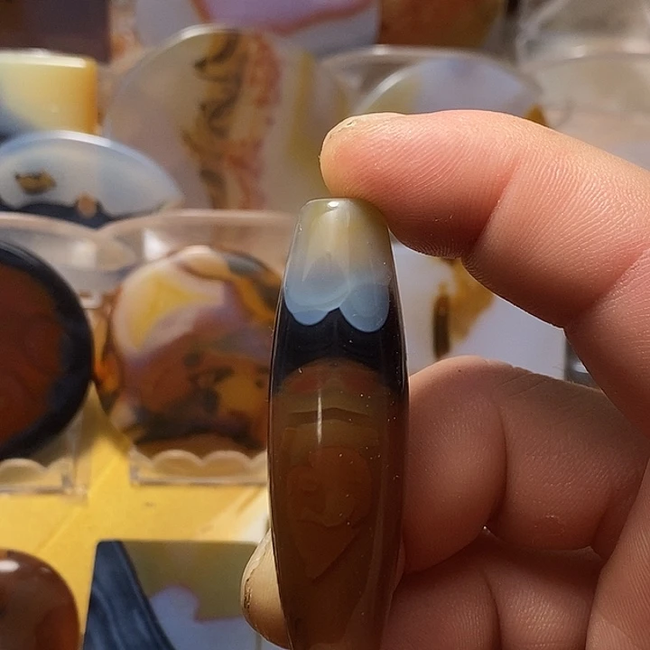 玛瑙/玉髓合金戒指