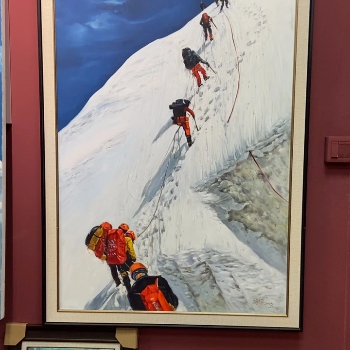 与***浪油画80.120尺寸作品