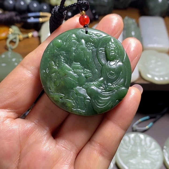 颈饰未镶嵌和田玉